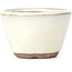 Round white bonsai pot - 62 x 62 x 40 mm