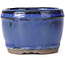Ronde blauwe bonsaipot - 75 x 75 x 50 mm