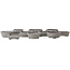 Set of 10 unglazed bonsai pots between 90 and 134 mm from Seto Yaki, Japan.