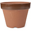 Terracotta training pot  nr. 6 deep | 18,5cm