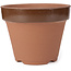 Terracotta training pot  nr. 6 deep | 18,5cm