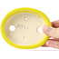 Ovale gele bonsaipot van Seto - 103 x 84 x 26 mm