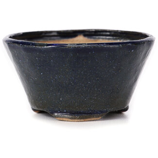 Bonsai Pot à bonsaï rond bleu 77 mm par Bonsai, Japon
