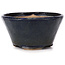 Round blue bonsai pot by Bonsai - 77 x 77 x 43 mm