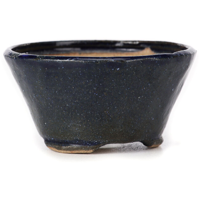 Pot à bonsaï rond bleu par Bonsai - 77 x 77 x 43 mm