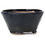 Ronde blauwe bonsaipot van Bonsai - 77 x 77 x 43 mm