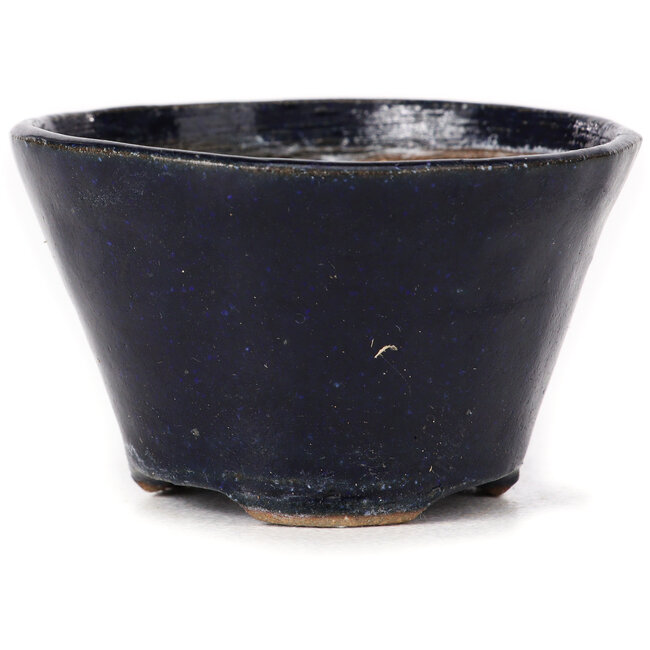 Vaso bonsai rotondo blu di Bonsai - 71 x 71 x 43 mm