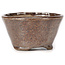 Round red brown bonsai pot by Bonsai - 70 x 70 x 40 mm