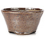 Round red brown bonsai pot by Bonsai - 70 x 70 x 40 mm