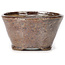 Pot à bonsaï rond brun rouge par Bonsai - 70 x 70 x 40 mm