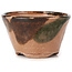 Round green and brown bonsai pot by Bonsai - 71 x 69 x 34 mm