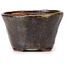 Round green and brown bonsai pot by Bonsai - 70 x 70 x 43 mm