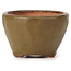 Round green and brown bonsai pot by Bonsai - 70 x 67 x 44 mm