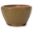 Round green and brown bonsai pot by Bonsai - 70 x 67 x 44 mm