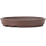 Vaso per bonsai rotondo non smaltato di Yamaaki - 182 x 182 x 72 mm