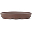 Vaso per bonsai rotondo non smaltato di Yamaaki - 182 x 182 x 72 mm