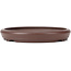 Vaso per bonsai rotondo non smaltato di Yamaaki - 195 x 195 x 29 mm