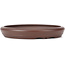 Vaso per bonsai rotondo non smaltato di Yamaaki - 195 x 195 x 29 mm