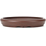 Vaso per bonsai rotondo non smaltato di Yamaaki - 195 x 195 x 29 mm
