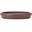 Vaso per bonsai rotondo non smaltato di Yamaaki - 195 x 195 x 29 mm