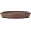 Vaso per bonsai rotondo non smaltato di Yamaaki - 195 x 195 x 29 mm