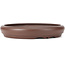Pot à bonsaï rond non émaillé par Yamaaki - 212 x 212 x 34 mm