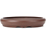 Round unglazed bonsai pot by Yamaaki - 212 x 212 x 34 mm