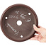Ronde ongeglazuurde bonsaipot van Yamaaki - 212 x 212 x 34 mm
