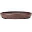 Vaso per bonsai rotondo non smaltato di Yamaaki - 239 x 239 x 39 mm