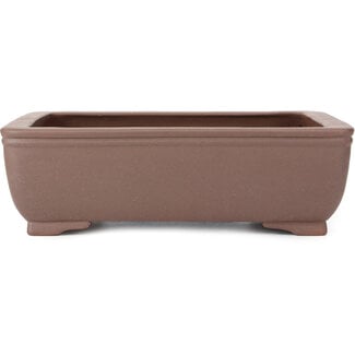 Chinese bonsai pots 285 mm rectangular unglazed pot from China