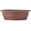 Round unglazed bonsai pot - 304 x 304 x 90 mm