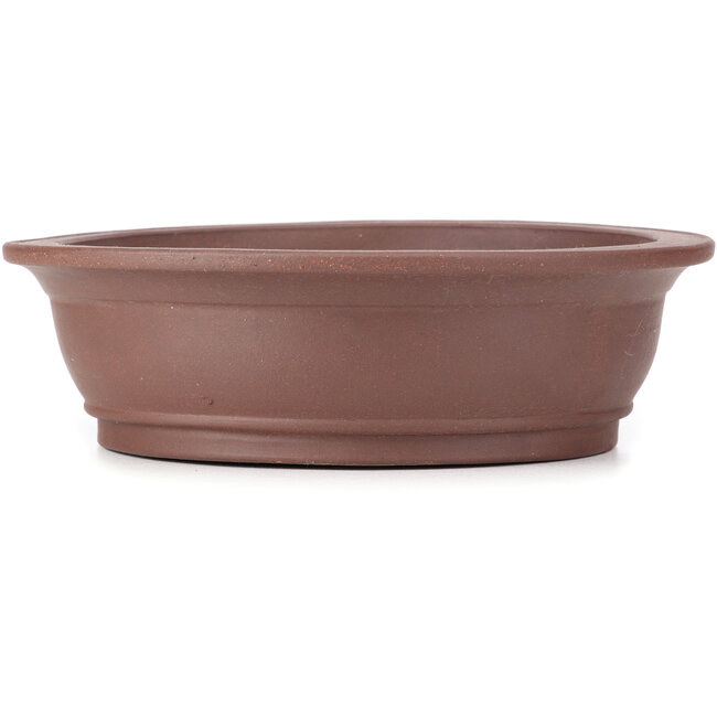 Runde unglasierte Bonsaischale - 304 x 304 x 90 mm