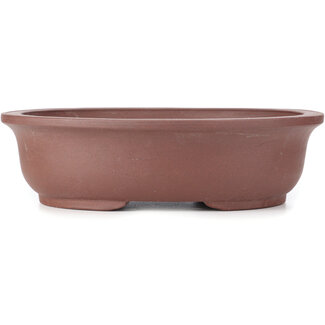 Chinese bonsai pots 363 mm oval unglazed pot from China