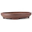 Oval unglazed bonsai pot - 568 x 462 x 95 mm