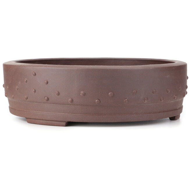 Pot à bonsaï rond non émaillé - 410 x 410 x 120 mm