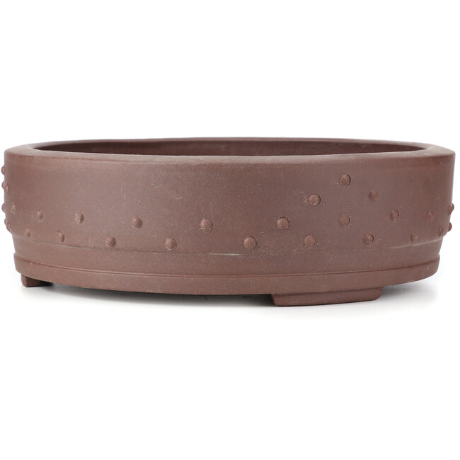 Pot à bonsaï rond non émaillé - 410 x 410 x 120 mm