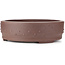 Round unglazed bonsai pot - 410 x 410 x 120 mm