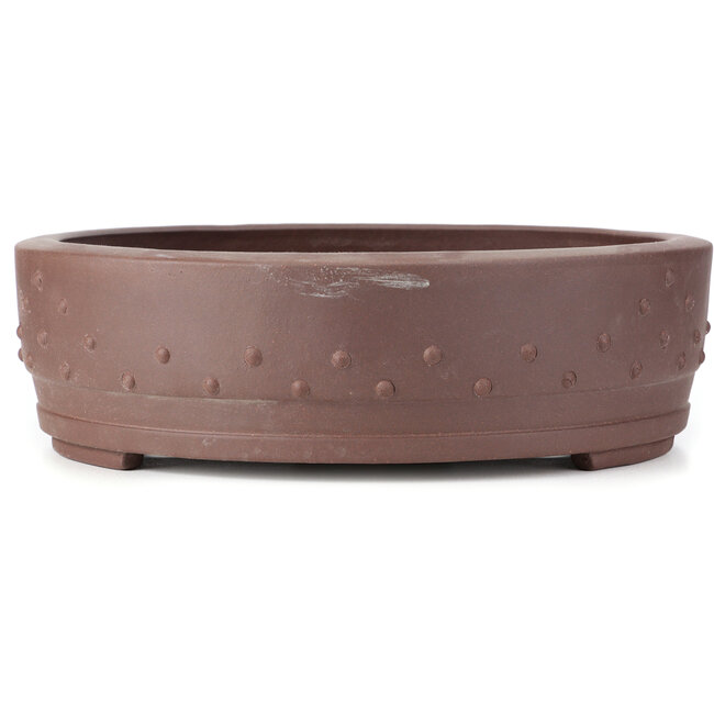 Vaso per bonsai rotondo non smaltato - 410 x 410 x 120 mm