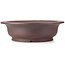 Round unglazed bonsai pot - 505 x 505 x 153 mm