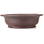 Round unglazed bonsai pot - 505 x 505 x 153 mm