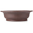 Round unglazed bonsai pot - 505 x 505 x 153 mm