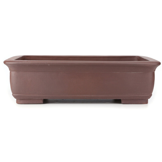 Rectangular unglazed bonsai pot - 590 x 435 x 160 mm