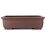 Rectangular unglazed bonsai pot - 590 x 435 x 160 mm