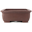 Rectangular unglazed bonsai pot - 590 x 435 x 160 mm