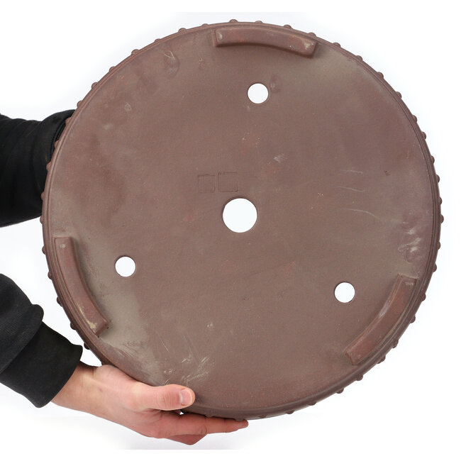 Pot à bonsaï rond non émaillé - 410 x 410 x 120 mm