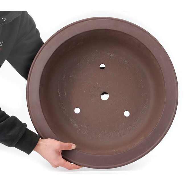 Pot à bonsaï rond non émaillé - 505 x 505 x 153 mm