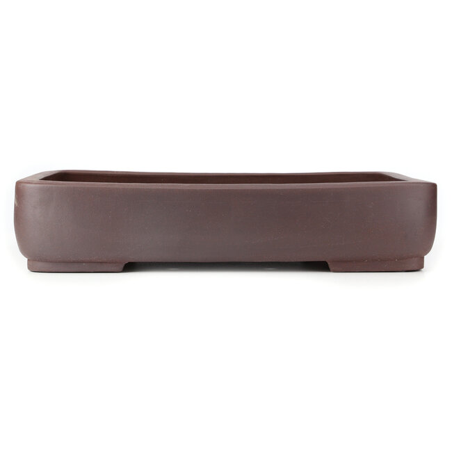 Rectangular unglazed bonsai pot - 595 x 450 x 110 mm