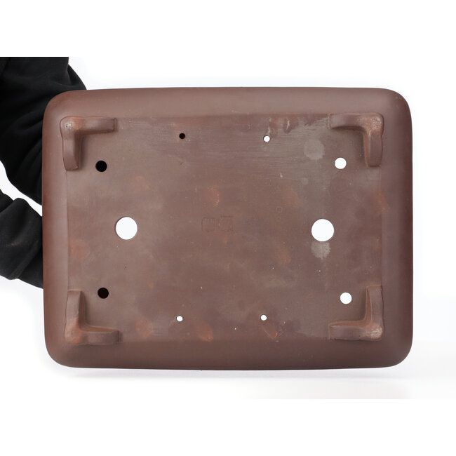 Maceta de bonsái rectangular sin esmaltar - 485 x 370 x 90 mm