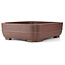 Rectangular unglazed bonsai pot - 563 x 430 x 147 mm