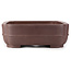 Rectangular unglazed bonsai pot - 563 x 430 x 147 mm